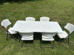 1 Table & 6 Chairs Set